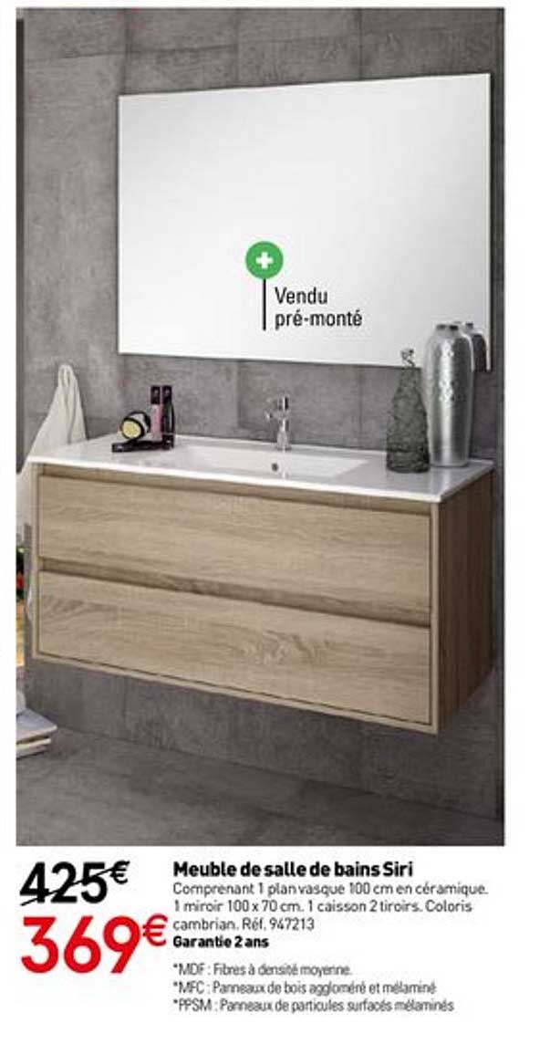 Meuble De Salle De Bain Siri