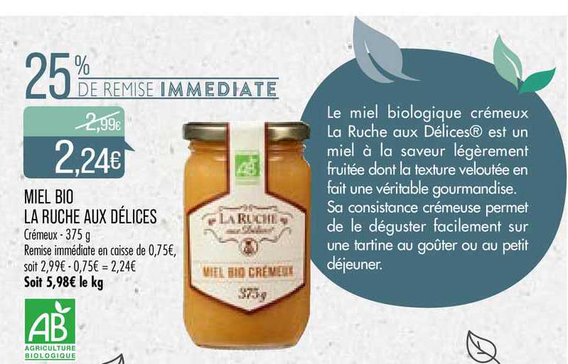miel bio la ruche aux délices