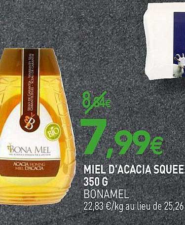 miel d'acacia squeezer bonamel