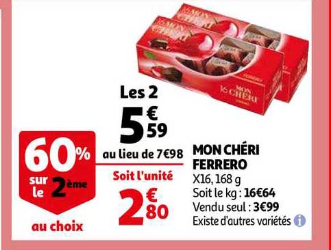 mon chéri ferrero