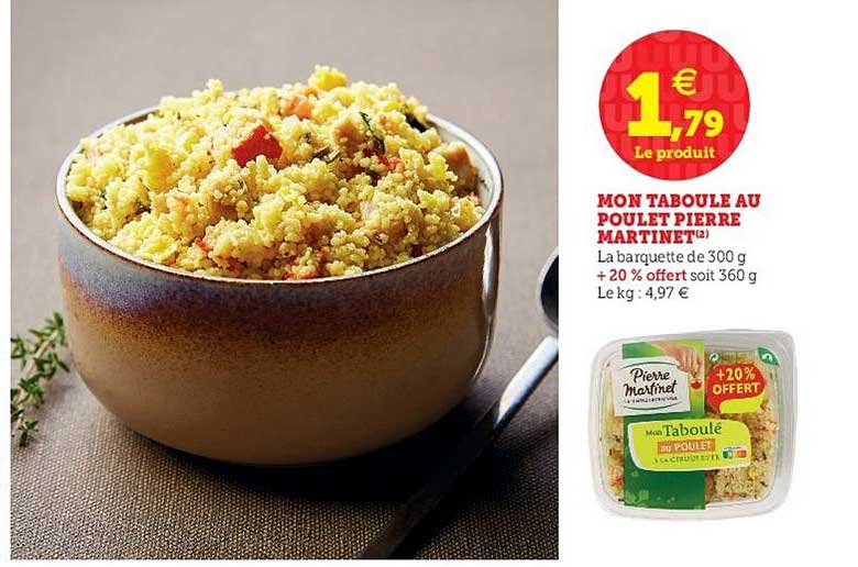 mon taboule au poulet pierre martinet