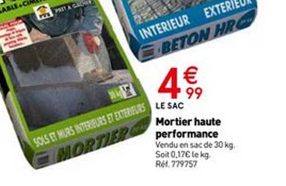 Mortier Haute Performance