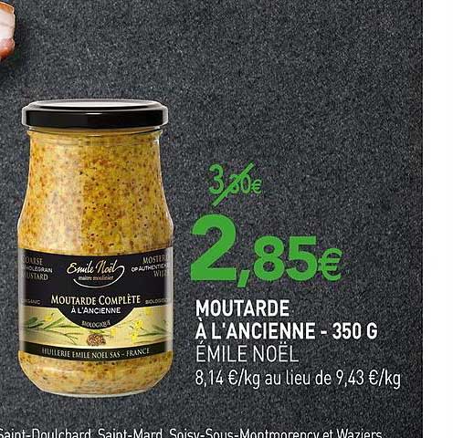 moutarde à l'ancienne émile noël