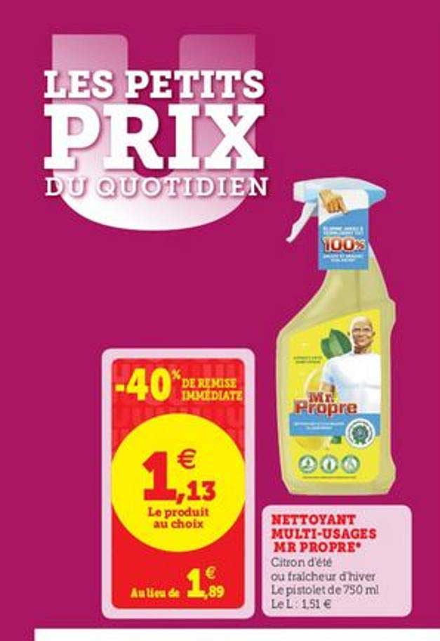 nettoyant multi-usage mr propre