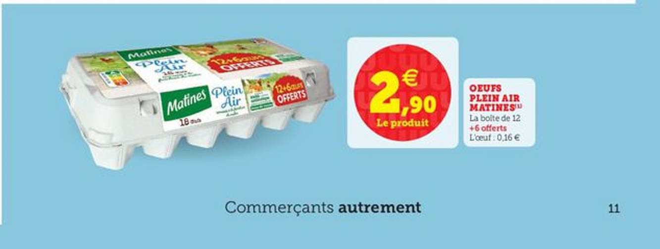 Oeufs Plein Air Matines