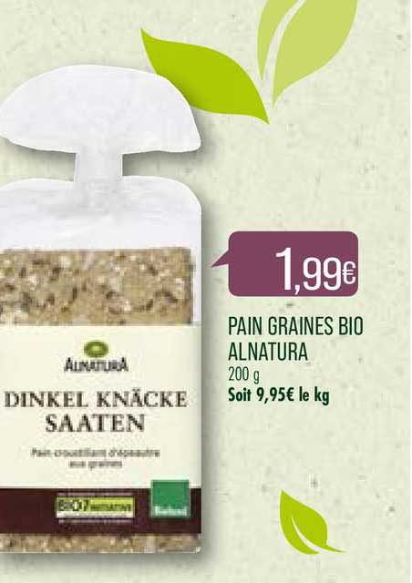 Pain Graines Bio Alnatura