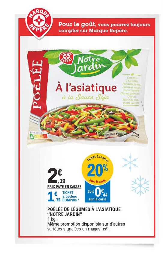 Poêlée De Légumes à L'asiatique "notre Jardin"