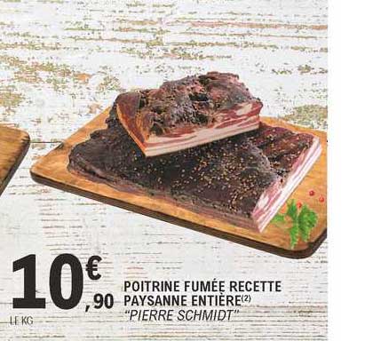 poitrine fumée recette paysanne entière "pierre schmidt"