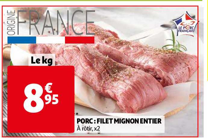 Porc : Filet Mignon Entier