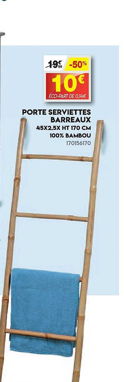 porte serviettes barreaux
