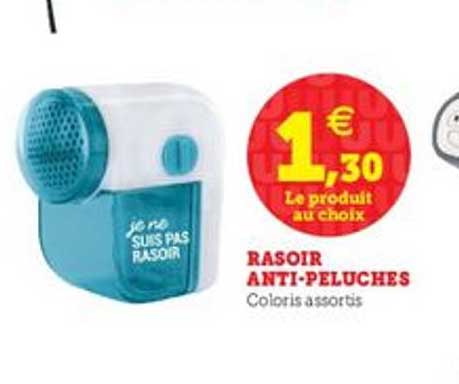 rasoir anti-peluches