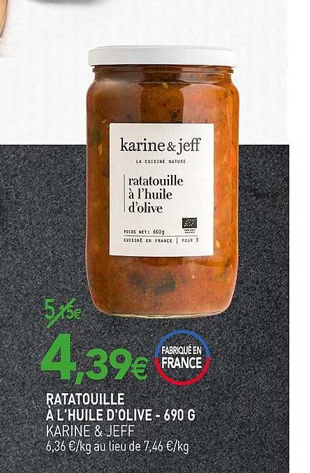 ratatouille à l'huile d'olive karine & jeff