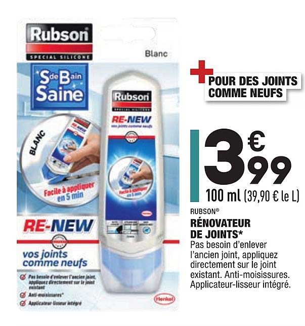 rénovateur de joints rubson