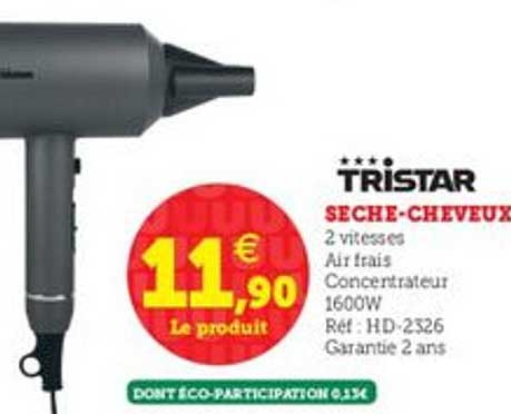 sèche-cheveux tristar