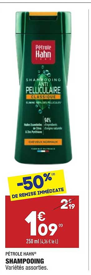Shampooing Pétrole Hahn