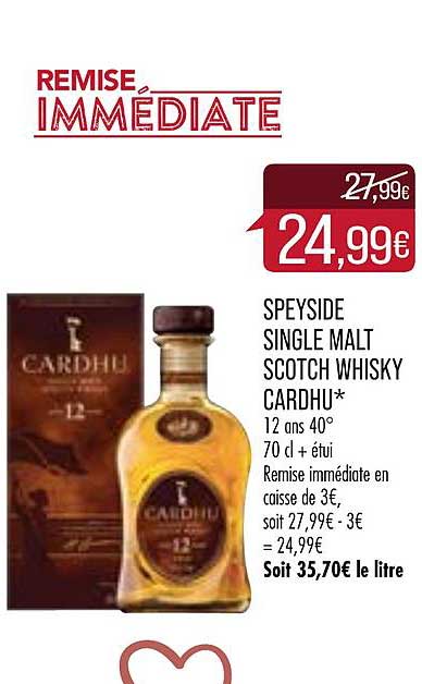 speyside single malt scotch whisky cardhu