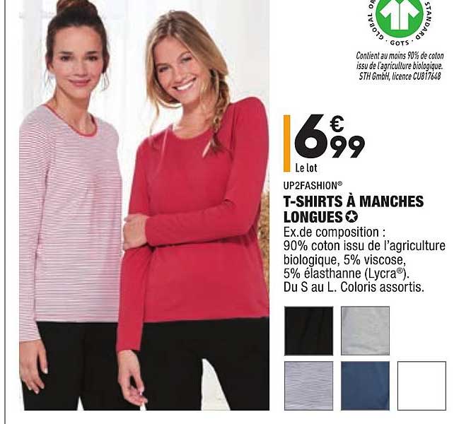 t-shirt à manches longues