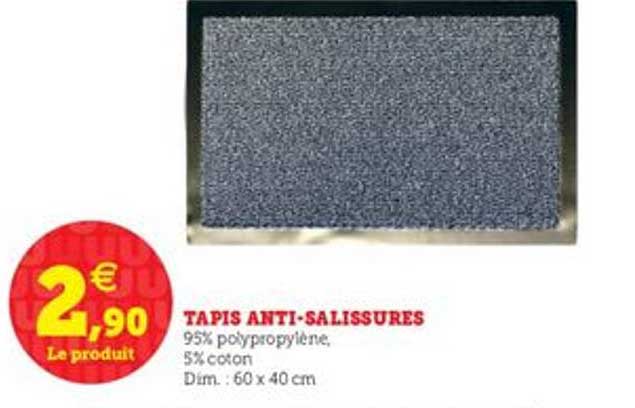 tapis anti-salissures