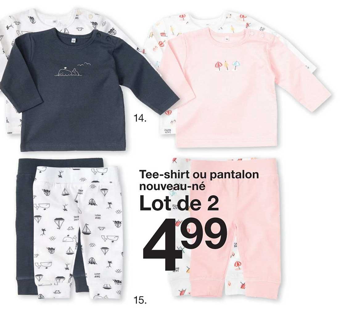 tee shirt ou pantalon nouveau né