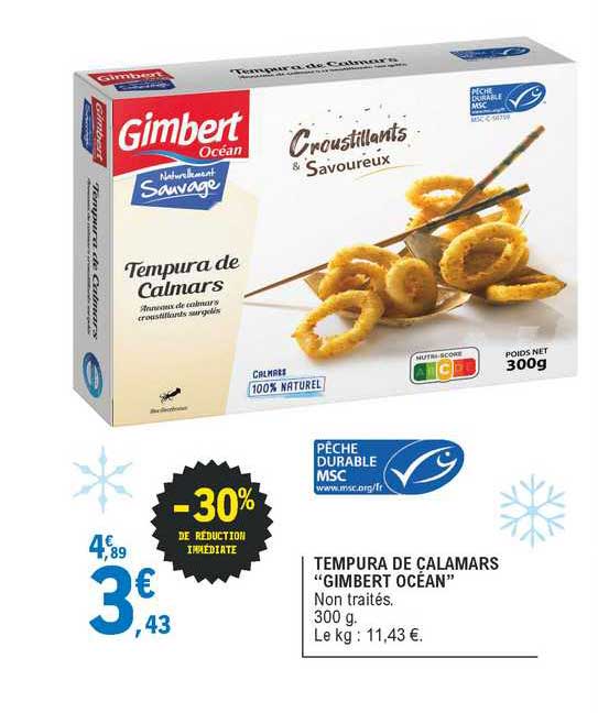 tempura de calamars "gimbert océan"