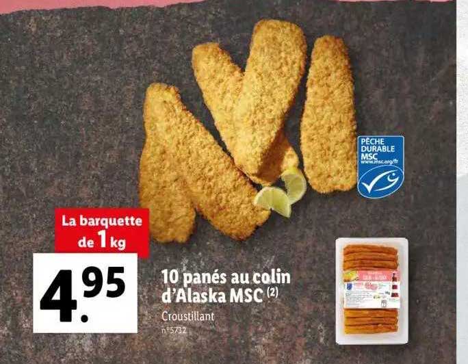 10 Panés Au Colin D'alaska