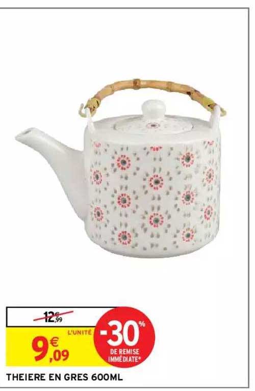 Théière En Grès 600ml