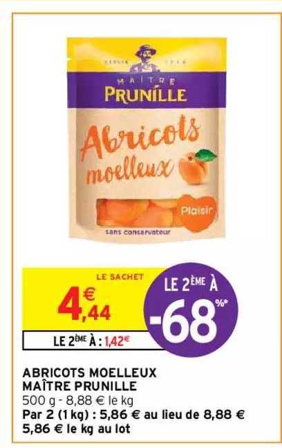 abricots moelleux maître prunille