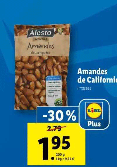 Amandes De Californie Alesto
