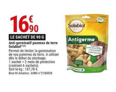 Anti-germinatif Pommes De Terre Solabiol