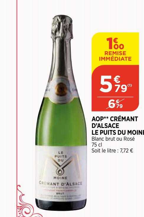 aop crémant d'alsace le puits du moine