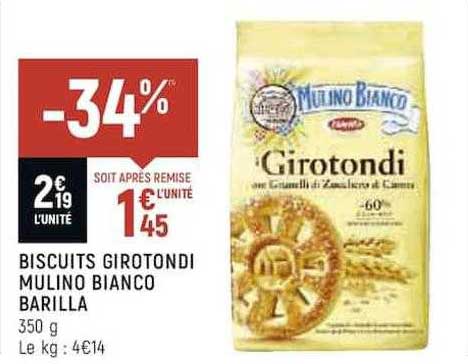 bisciuts girotondi mulino bianco barilla