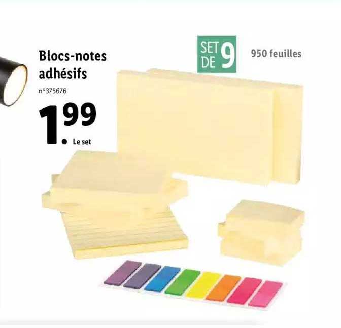 Blocs-notes Adhésifs