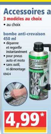 bombe anti-crevaison 450 ml