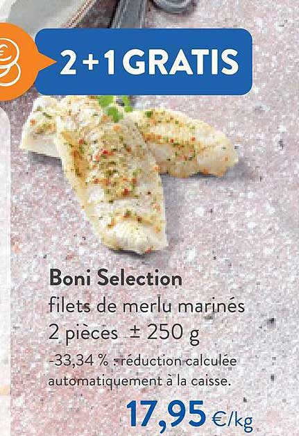 Boni Sélection Filets De Merlu Marinés