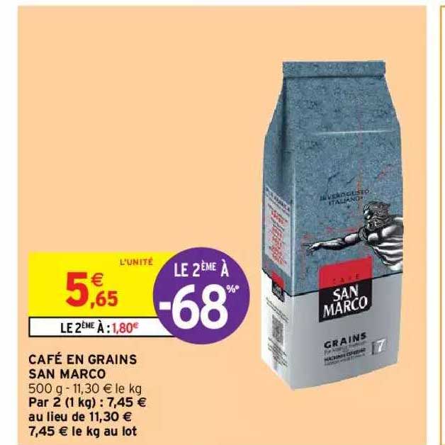 café en grains san marco