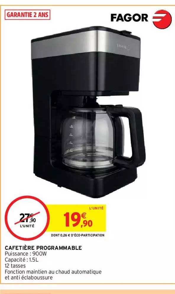 Cafetière Programmable