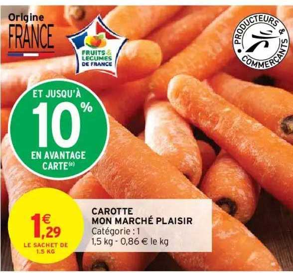 carotte mon marché plaisir