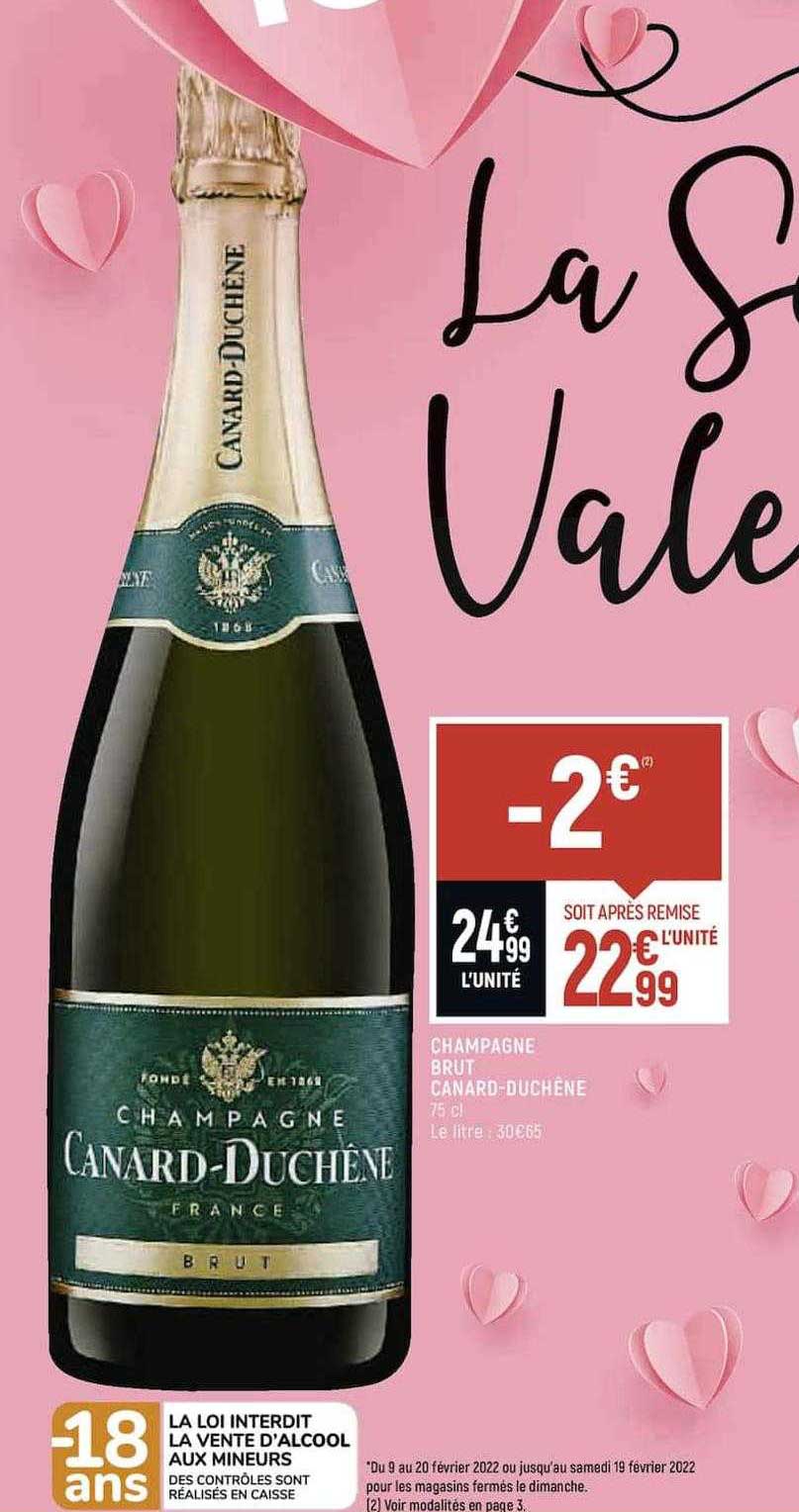 champagne brut canard-duchêne