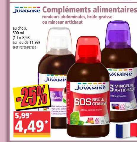 Compléments Alimentaires Juvamine
