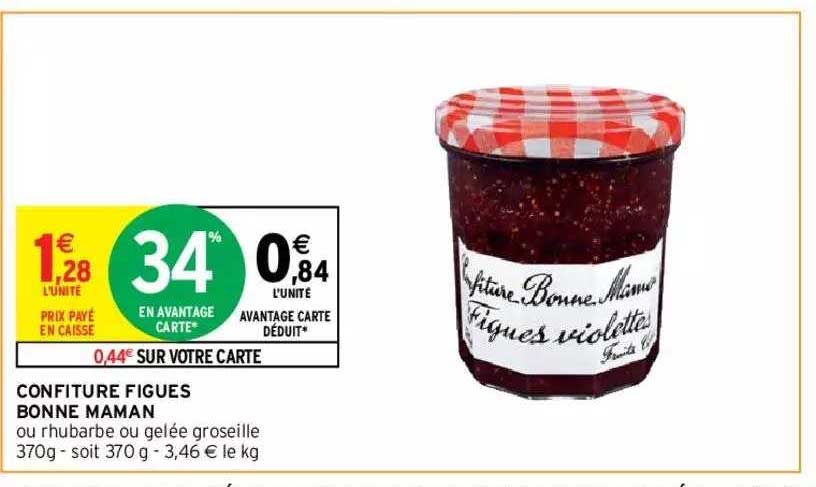 confiture figues bonne maman