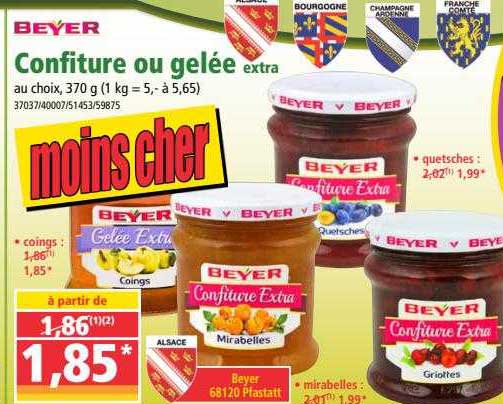 Confiture Ou Gelée Extra Beyer