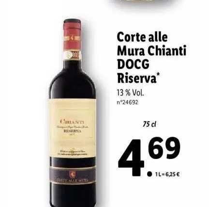 corte alle mura chianti docg riserva
