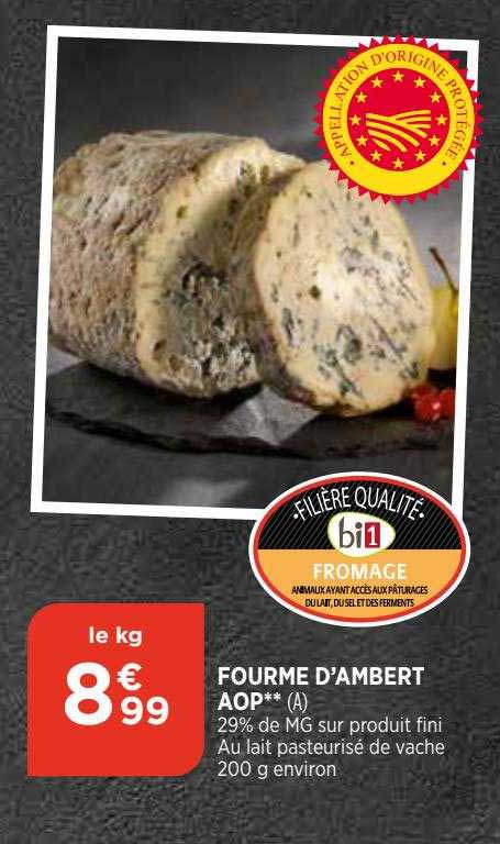 fourme d'ambert aop