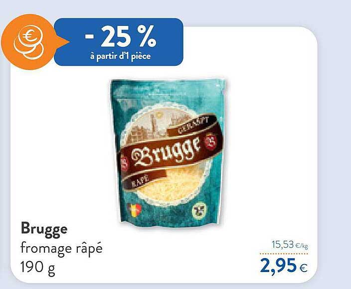 fromage râpé brugge
