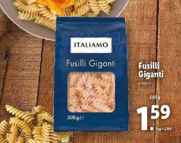 fusilli giganti italiamo