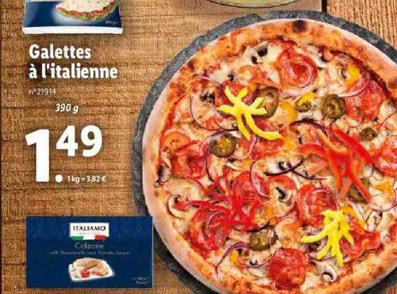 Galettes à L'italienne Italiamo