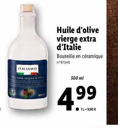 huile d'olive vierge extra d'italie italiamo