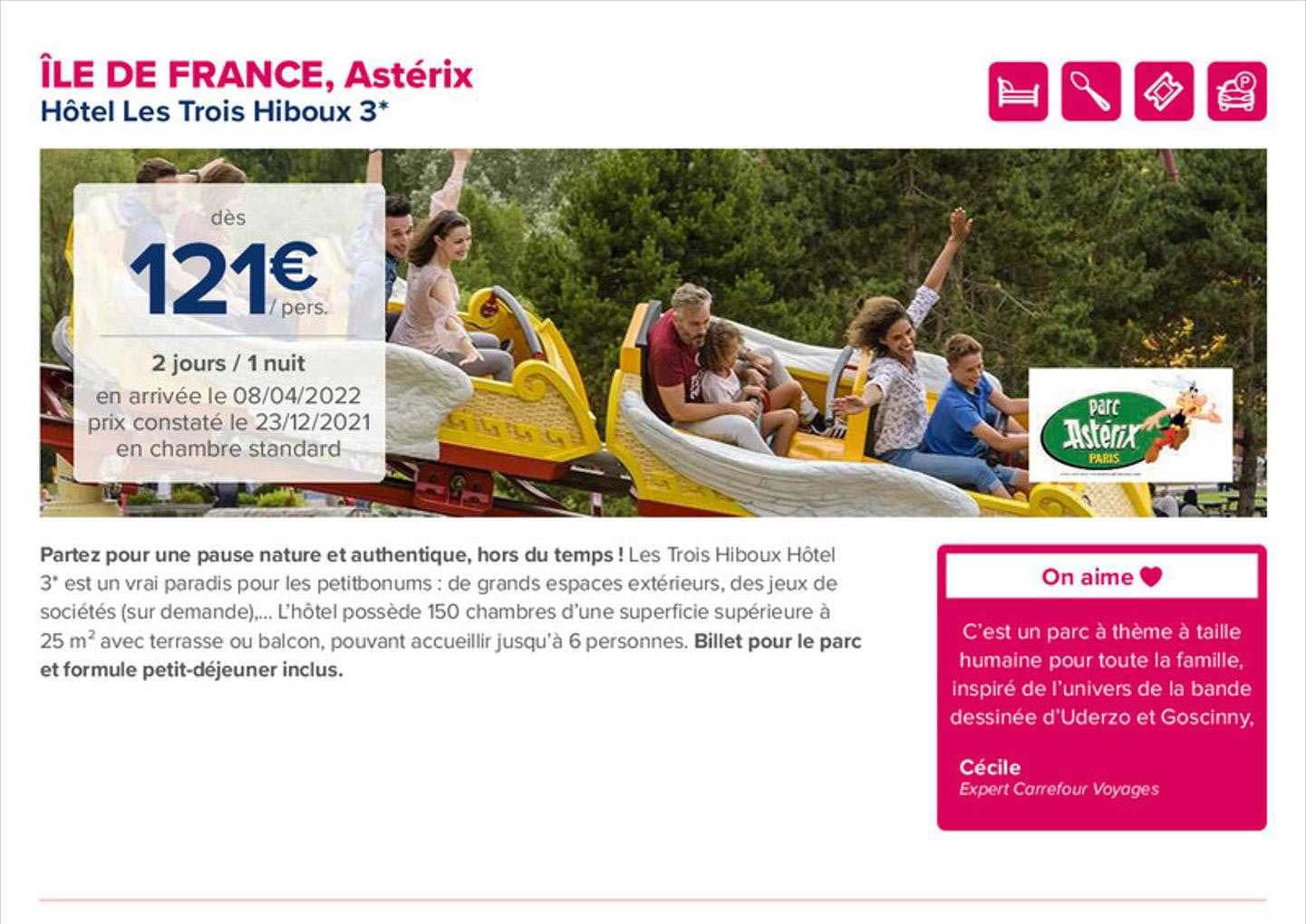 île de france, astérix : hôtel les trois hiboux 3*