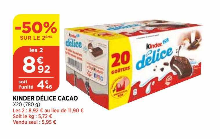 Kinder Délice Cacao