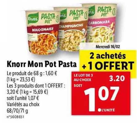 knorr mon pot pasta